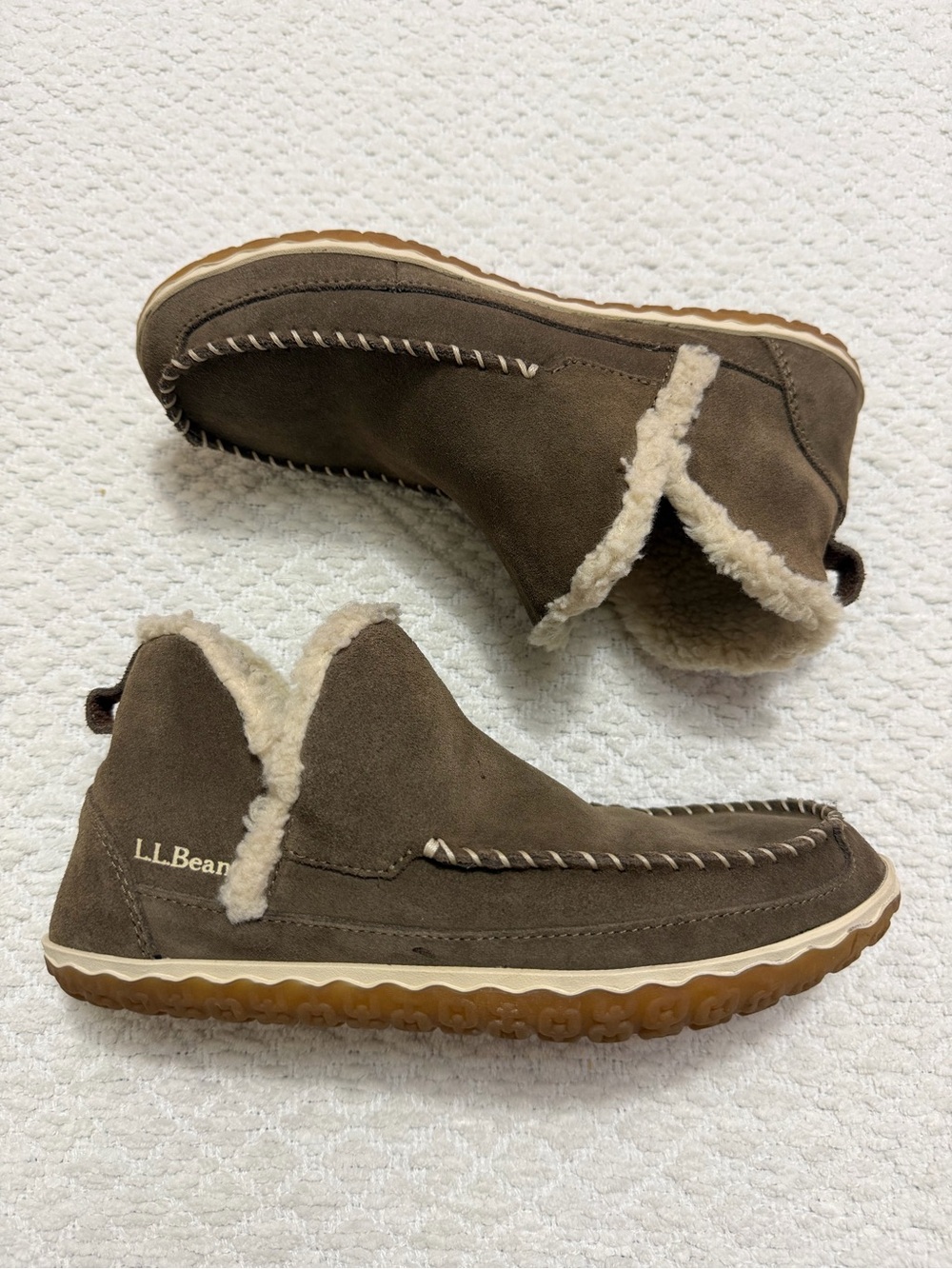 L.L. Bean Mountain Moc Slippers Hard Soles Women's Size 9